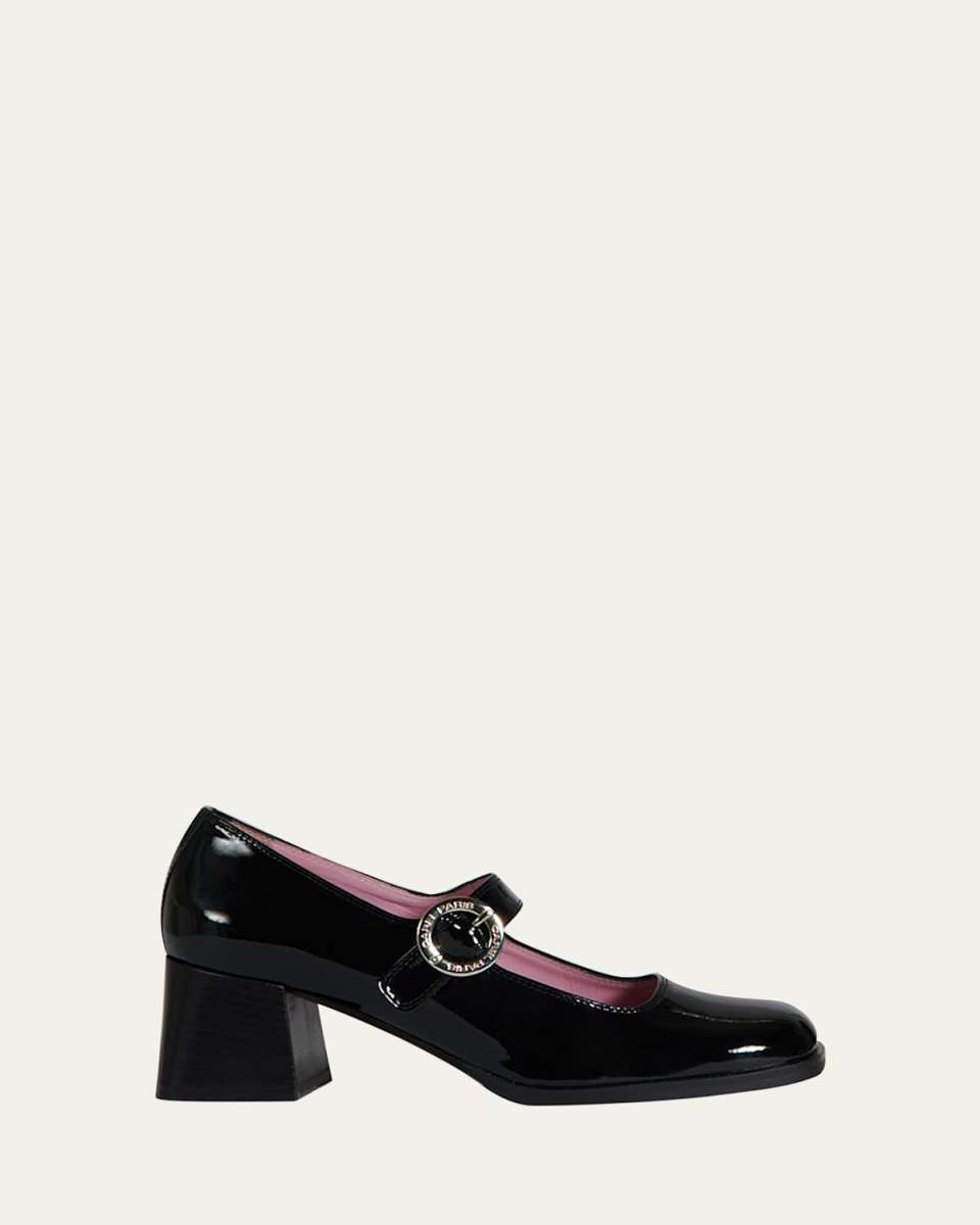 Carmen Patent Mary Jane Pumps